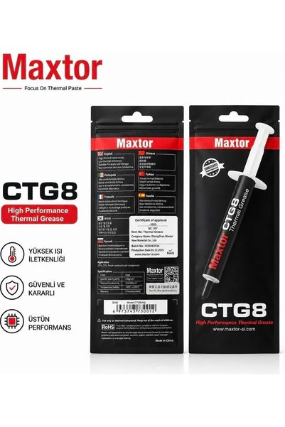 Maxtor 4 grams, 12.8 W/m·K Thermal Paste CTG8