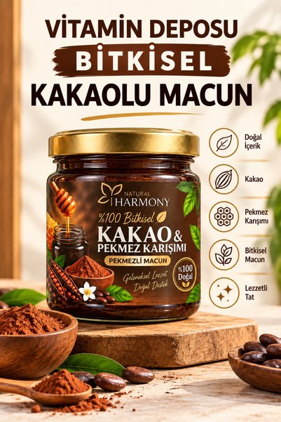 Natural Harmony Kakaolu, Pekmez , Arı Sütü Bal Ve Vitamin Deposu Özel -Karışı...