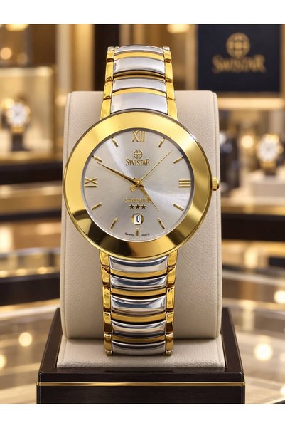 SWİSTAR Luxury Men's Watch, Universal Design, Rado Style, Swister Brand, Japa...