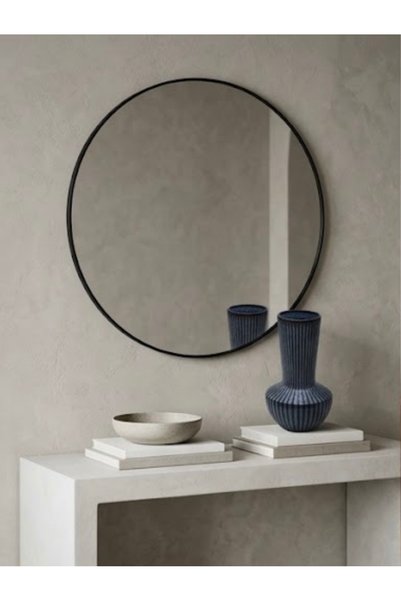 IN HOME STORE فازة سيراميك بتصميم مضلع أنيق باللون الأزرق الداكن