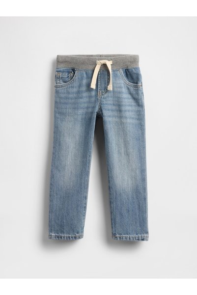 GAP Erkek Bebek Mavi Pull-On Slim Washwell™ Jean Pantolon