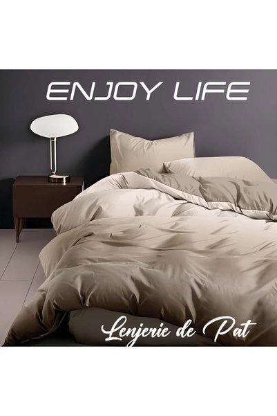 Ralex Lenjerie pat Finet Enjoy Life 6 piese cu husă saltea 160x200 sau 180x20...