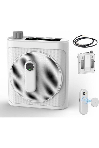 Arabest Portable Voice Amplifier with 2 Wireless Lavalier Mics, Bluetooth 5.3...