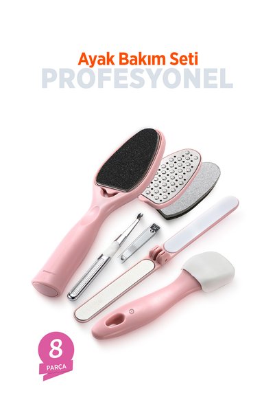 Polosmart PSC52 Pedikür Ayak Bakım Seti Topuk Rendesi Tırnak Törpüsü Tırnak M...