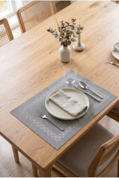 AVANTAGE HOME Tiziana - 6-Piece Rectangular American Service Plate 663