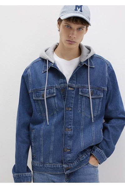 Mavi M0112808 Brandon 90lar Vintage Jean Ceket Kot Ceket Erkek Ceket