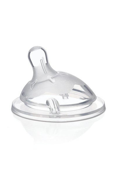 Chicco Biberon Tetina Silicon Flux Mediu 2 Luni