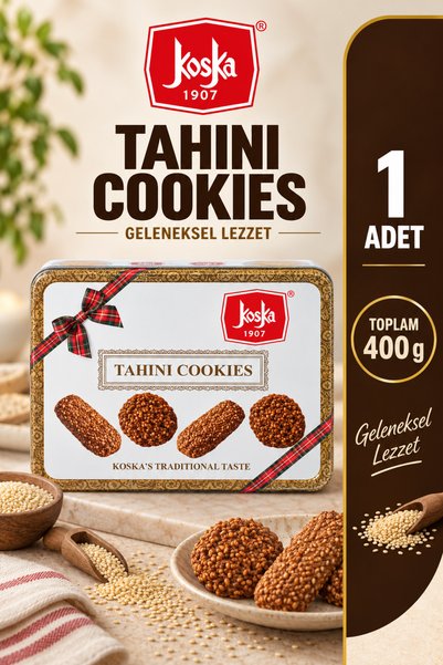 Koska Teneke Tahinli Kurabiye 400 Gr