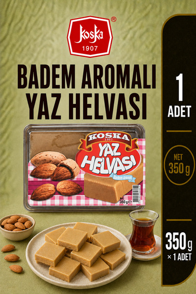 Koska Badem Aromalı Yaz Helva 350gr