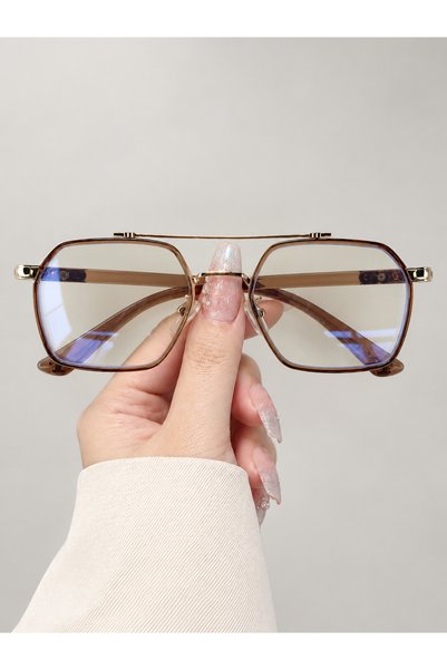 LOOKUP NEW Unisex Women Men Honey Color Pink Optical Compatible Blue Light Pr...