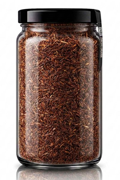 Zencefil Organik Kırmızı Çay Rooibos Bi Kavanoz 660 cc. Cam Kavanozda Saf Kat...