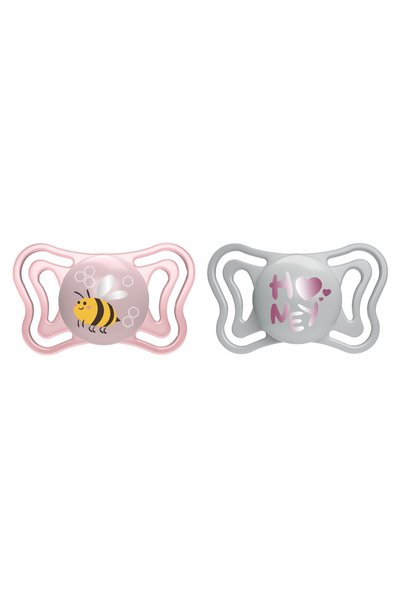 Chicco Suzetă PhysioForma Light, 2 bucăți, roz, 2-6 luni