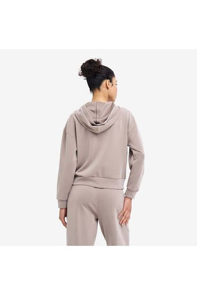 Lescon Kadın Fermuarlı Kapüşonlu Sweatshirt 26N-2101
