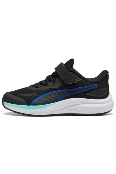 Puma Skyrocket 2 Ac+ Ps 312414 Orthopedic Children's Sports Shoes Black-Blue