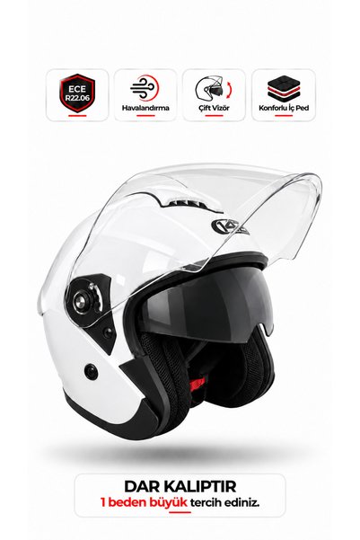 142 Helmets Motosiklet Kaskı 650