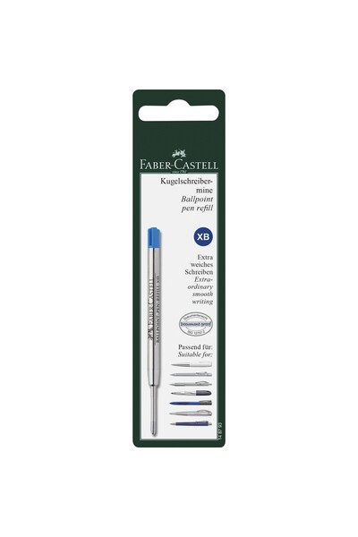 Faber Castell BLISTER SPARE METAL PEN XB BLUE FABER-CASTELL