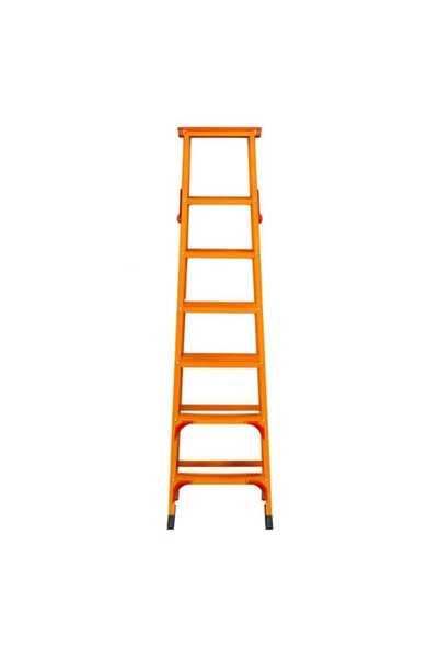 Z-Tools Scară tip A, 6 trepte + platformă, portocalie / ZTS8085