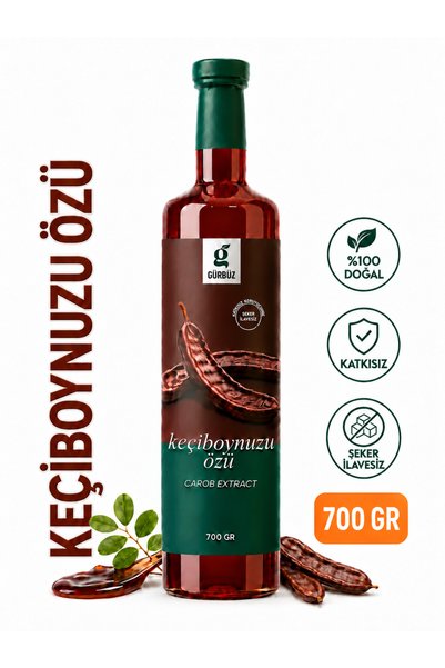 Gürbüzden Organik Keçiboynuzu Özü 700 Gr şeker ilavesiz katkısız, harnup özü