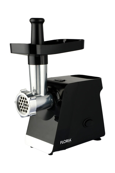 Floria Meat grinder, 1300W power, 2 included grating plates 5mm and 7mm, reve...