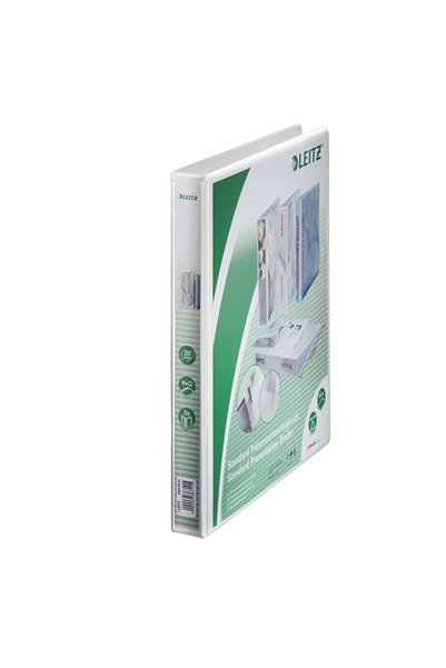 Leitz Caiet mecanic A4 4 inele 20mm/38mm Alb Maxi Panorama