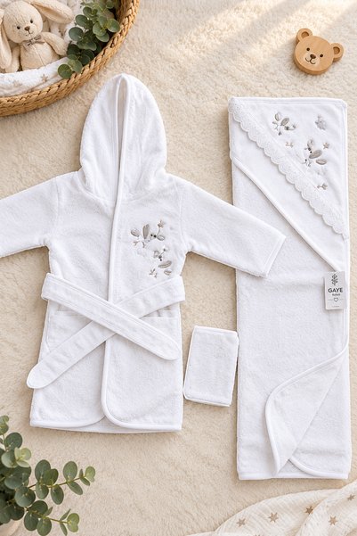 milay's life home collections 0-2 YAŞ GAYE KIZ BEBEK ORGANİK PAMUK SİMLİ KUŞ ...