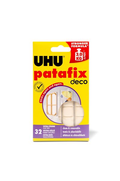 Alista Home Adeziv reutilizabil tip plastilină Patafix Home Deco, Alb, 32 de ...