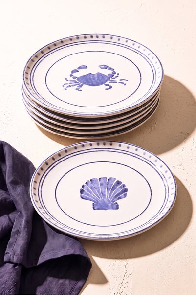 Perotti Bleu Marine 6 Kişilik Pasta Takımı 21 cm