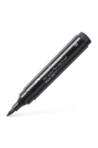 Faber Castell ΠΙΤΤ ΣΤΥΛΟΣ ΚΑΛΛΙΤΕΧΝΗ ΜΕΓΑΛΗΣ ΜΥΤΗΣ ΠΙΝΕΛΟΥ ΜΑΥΡΟ ΦΑΜΠΕΡ-ΚΑΣΤΕΛ