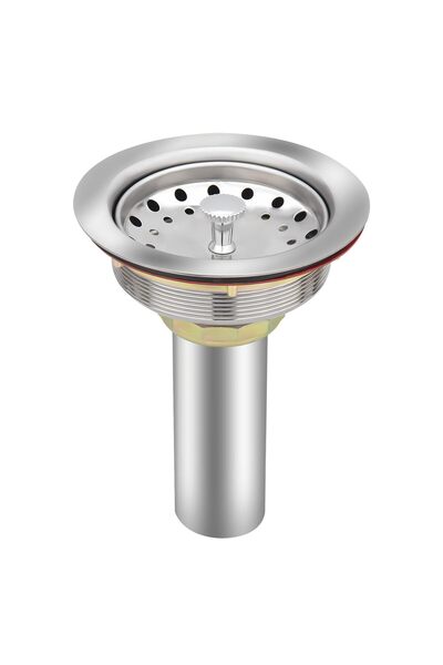 EXCEFORE Kitchen Sink Drain Kit, 3-1/2 Inch Sink Drain Strainer Assembly Comp...