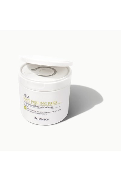 Dr. HEDISON AHA Soft Peeling Pads – AHA-Infused Double-Sided Exfoliating and ...