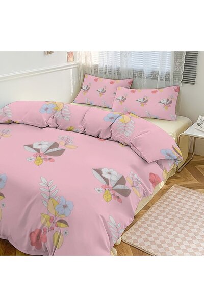 LEADER GLOBAL Nice Boho Pattern Bedding Set 3 Pieces, Decorative Bedroom Bedding