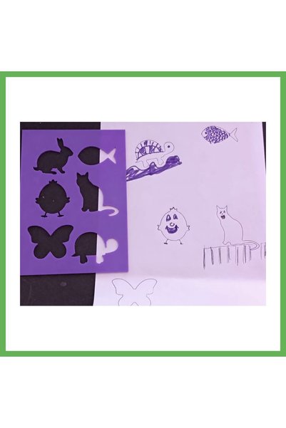 TheGencoo 3D Printing Animal Figure Drawing Template - Multi-Pattern Template...