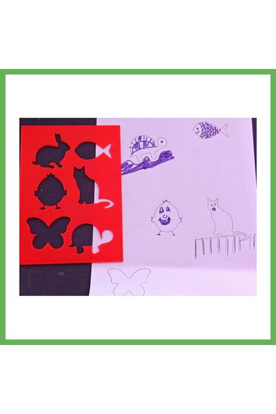 TheGencoo 3D Printing Animal Figure Drawing Template - Multi-Pattern Template...