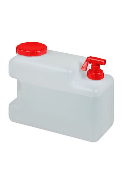 Relaxdays Recipient de 15L, din plastic, fără BPA, cu robinet rotativ la 360 ...