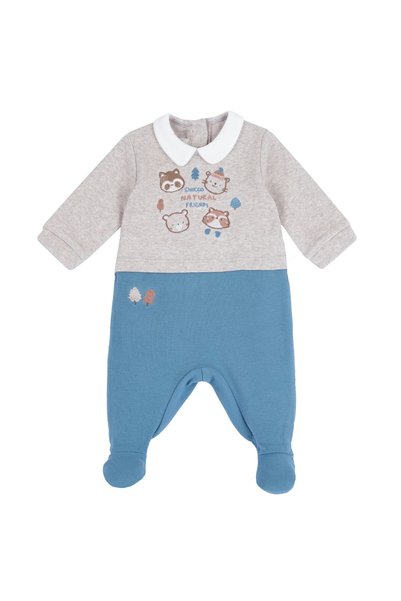 Chicco Salopeta bebelusi Chicco, bej cu model, 07508-67MFCI