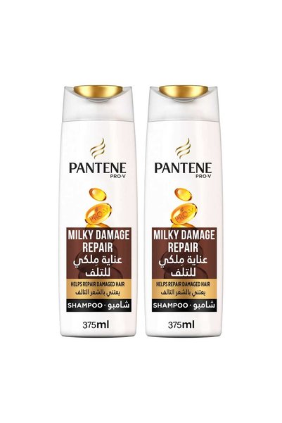Pantene Pro-V Milky Damage Repair Shampoo 2 x 375 ml