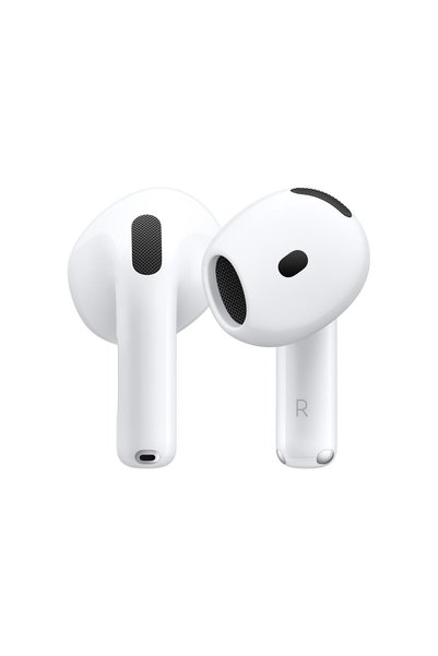 AppleBiotic سماعات أذن لاسلكية Apple AirPods 4، سماعات رأس بلوتوث، صوت مكاني ...