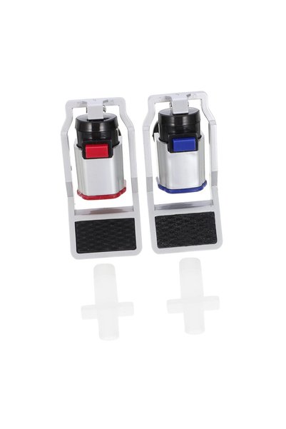 SWIUKPHE Push Style Hot and Cold Water Dispenser Faucet Replacement 2 Pcs for...
