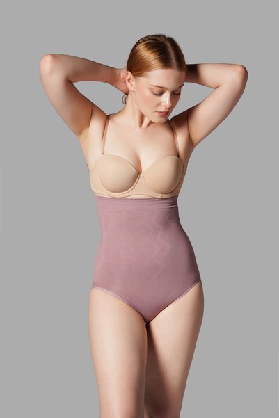 Şeker Portakalım High-Compression Shaping Mieder and Culotte 1050 Dried Rose