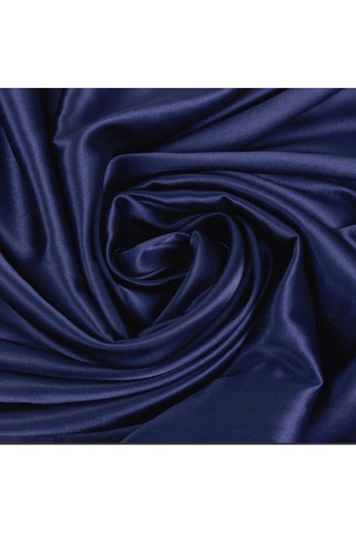 NO BRAND Satin Elastic - Eleganță și Versatilitate - Bleumarin