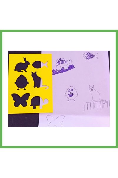 TheGencoo 3D-Printed Animal Figurines Drawing Template - Multi-Design Templat...