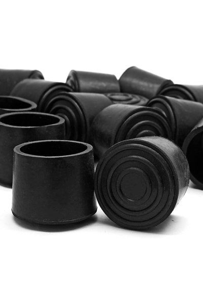 TERRIFI Round PVC Rubber Furniture Leg Protectors, 32mm / 1-1/4 Inch Chair & ...