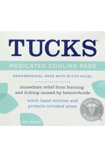 Tucks Medicated Cooling Pads 100 Each