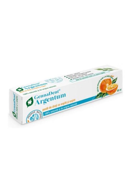 GennaDent Pasta de dinti Argentum Gennadent, 80 ml