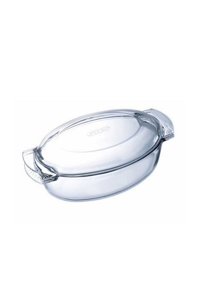 Pyrex Cratiță 460A000 ovală din sticlă borosilicată 5,8 l 4,4 l plus 1,4 l