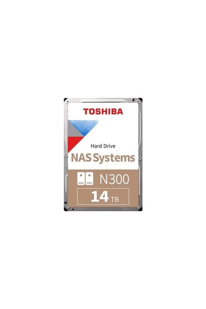 Toshiba 3.5" 14TB N300 MN11ACA14TS 7200 RPM 512MB SATA-3 NAS Diski