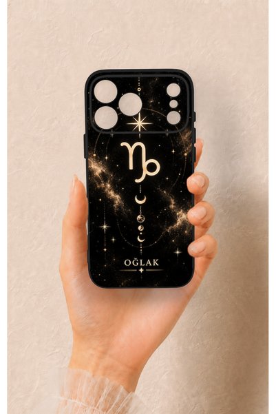 Vip Case iPhone 17 Pro Max Compatible Capricorn-Themed Patterned Silicone Case