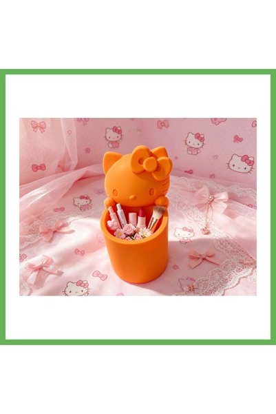 TheGencoo 3D-Printed Pencil Holder with a Cute Cat Figure and Bow Detail - De...