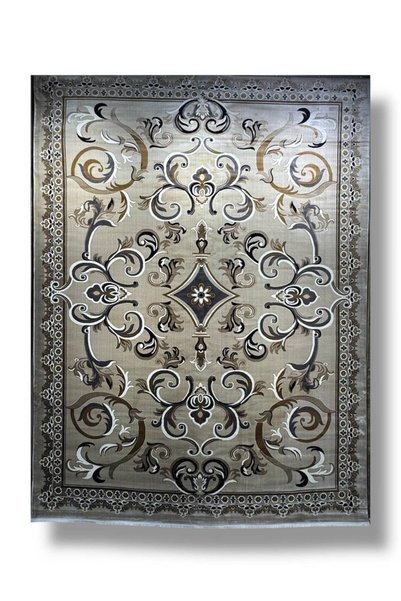 Other French Carpet - Sky Blue - Light Beige - 3*5