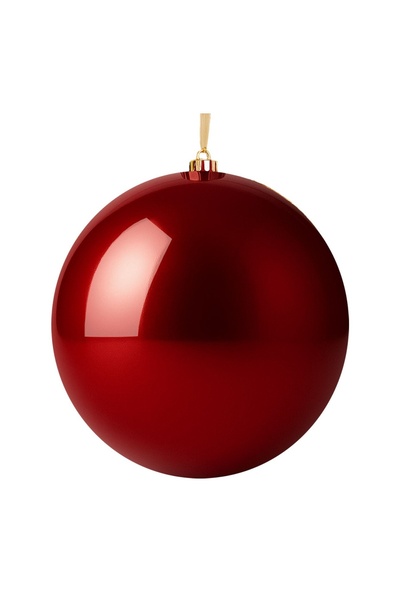 OEM Ornament brad de Crăciun glob roșu Ø25 cm, pentru brad și decor de sărbători